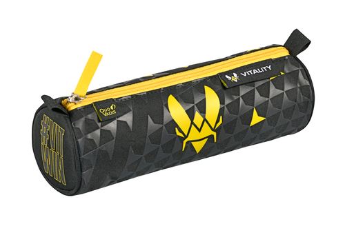 Trousse Fourre Tout Quo Vadis Rond Vitality Abeill Noir Et Jaune