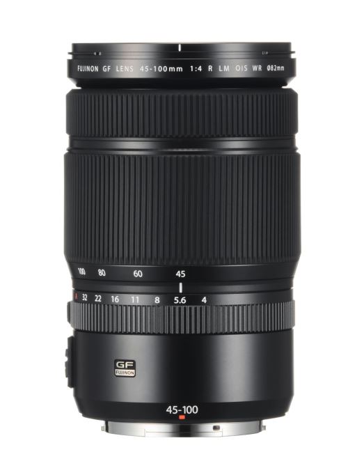 Objectif hybride Fuji GF 45-100mm f/4 R LM OIS WR Noir