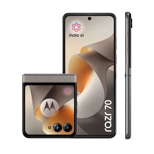 Smartphone Motorola Razr 70 6,9 5G Double nano SIM 256 Go Gris