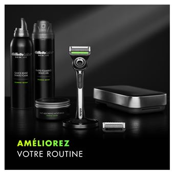 Rasoir Gillette Labs avec Barre Exfoliante Gris
