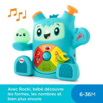 Fisher-price - jo le robot 4 en 1 - jouet d'éveil 1er âge - des 6