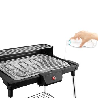 Barbecue électrique Proline BBQF2000 2000 W Noir et Inox