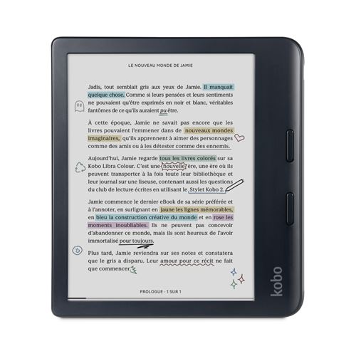 Liseuse numérique Kobo by Fnac Libra Colour 7 32 Go Noir