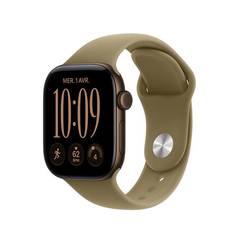 Apple Watch Series 12 GPS 46 mm Boîtier en aluminium avec Bracelet Sport /