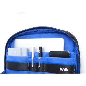 CROSS BACKPACK SMALL BLACK/C.BLUE