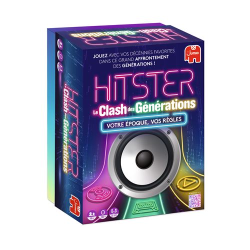 Jeu D'Ambiance Jumbo Hitster Le Clash Des Générations