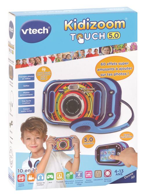 Appareil photo Vtech Kidizoom Touch 5.0 Bleu - Jouet multimédia - Achat &  prix