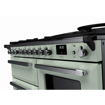 PIANO DE CUISSON ESTEL DELUXE OC TAB MIX 110 CM VERT PASTEL CHROME