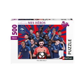 Puzzle 500 pièces Nathan Fiers d'être bleus FFF