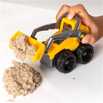 Pâte à modeler Kinetic Sand Coffret Chantier Creuser et Démolir