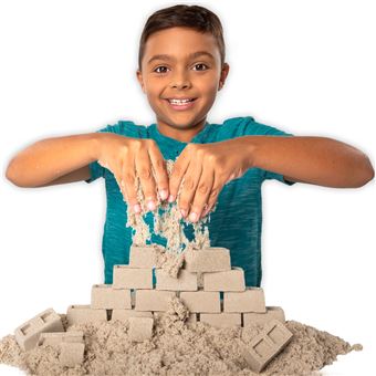 Pâte à modeler Kinetic Sand Coffret Chantier Creuser et Démolir