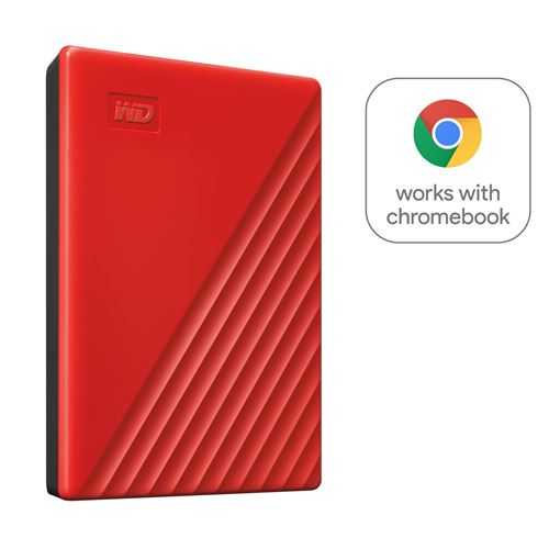 Western Digital Rouge My Passport Disque Dur Externe 2 To 2.5 3.2 Gen 1 (3.1 Gen 1) - Neuf - Image 4
