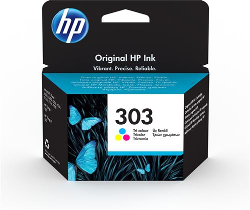 HP 303 Cartucho Tinta Original Tricolor - vue 2