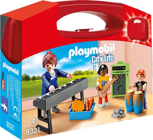 Playmobil City Life L'école 9321 Valisette Cours de musique