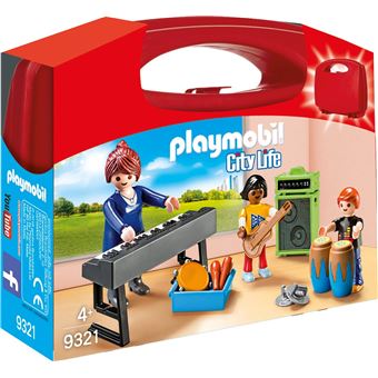 Playmobil City Life L'école 9321 Valisette Cours de musique - Playmobil -  Achat & prix