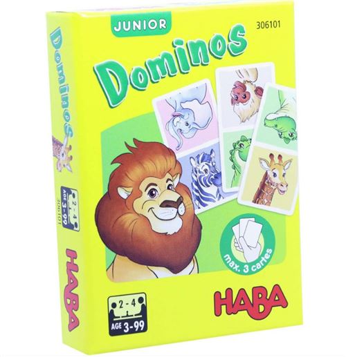 Jeu de cartes Haba Dominos Junior Safari