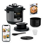 Multicuiseur Moulinex Rapide Turbo Cuisine et Fry CE778810 1450 W Noir