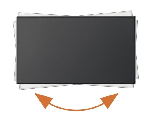 Vogel's WALL 3245 Support mural TV orientable pour écrans 32-55 Pouces  (81-140 cm) - Orientable jusqu'à 180º - Inclinable jusqu'à 20º - Poids max.  20 kg et jusqu'à VESA 400x400 - Noir : : High-Tech