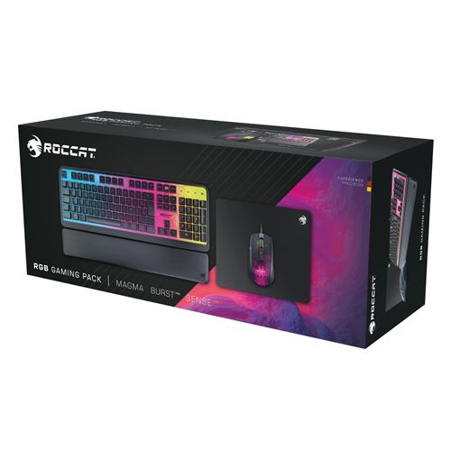 Pack Gaming Exclusif Roccat RGB – Magma + Burst Pro + Sense Core