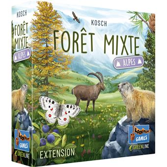 Jeu de stratégie Asmodee Forêt Mixte Extension Alpes