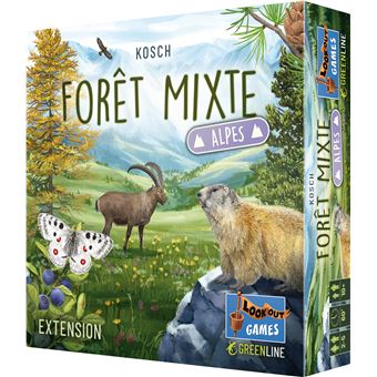 Jeu de stratégie Asmodee Forêt Mixte Extension Alpes