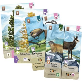 Jeu de stratégie Asmodee Forêt Mixte Extension Alpes