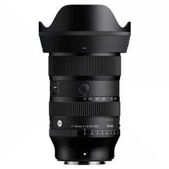 Objectif zoom Sigma 17-40 mm F1,8 DC Art Noir pour Monture FujiFilm X