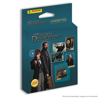 Jeu de cartes Panini Les Animaux Fantastiques 2022 Blister de 6 pochettes