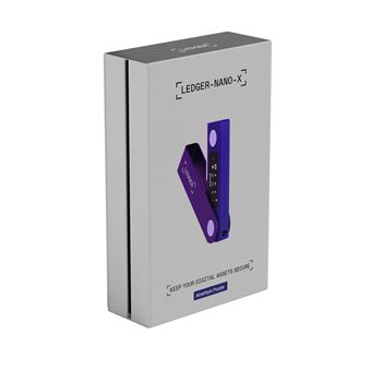 Cryptowallet Ledger Nano X Violet Améthyste