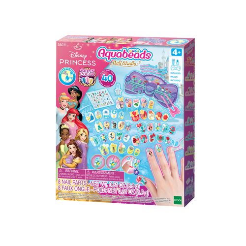 Jeu créatif Aquabeads Le coffret de manucure Disney Princess - Aquabeads