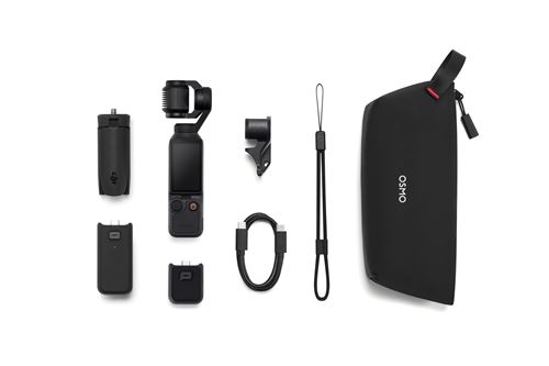 Dji Gris Anthracite Caméra Sport Osmo Pocket 4 Power Expansion Combo