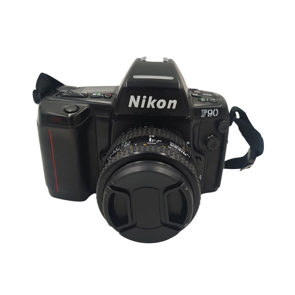 Appareil photo reflex argentique Nikon F90 + AF 3570mm f3.54.5 Nikkor Noir Reconditionné