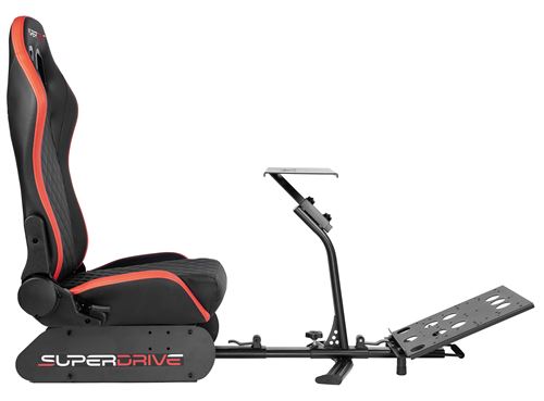 Siège de course Subsonic Cockpit Superdrive pour PC PS4 PS5 Nintendo Switch Xbox One Xbox Series X et S