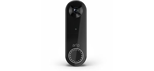 Sonnette vidéo sans fil Arlo Noir