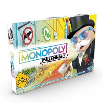 Jeu classique Monopoly Millennials