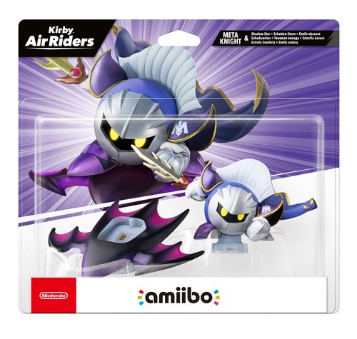 Figurine Amiibo Meta Knight & Étoile Obscure • Collection Kirby - vue 2