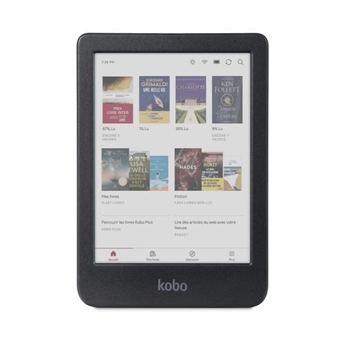 Liseuse eBook Kobo Clara BW – Écran 6 pouces, 16 Go, Étanche - vue 4