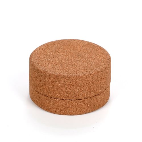 Boîte à savon en liège ronde