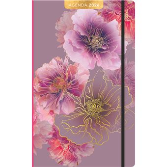 Agenda De Bolso Semanal Costurada, 64 Folhas, 2026, Rosa, 2633491