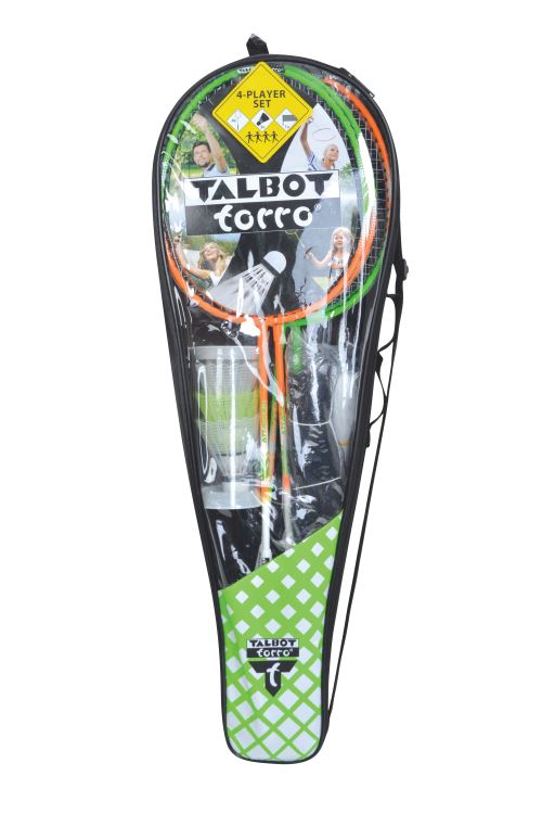 Talbot torro Set de badminton 4 Attacker Plus en acier pour tous niveaux - Image 3