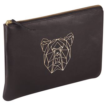 Pochette Clairefontaine Forest Ours 27 x 19 cm Noir