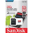 Carte Mémoire SanDisk Ultra MicroSDXC UHS-I 64 Go avec Adaptateur microSD, microSDHC et microSDXC