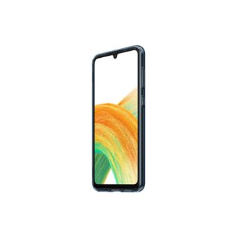 Coque de protection avec lanière pour Samsung Galaxy A33 5G Gris foncé