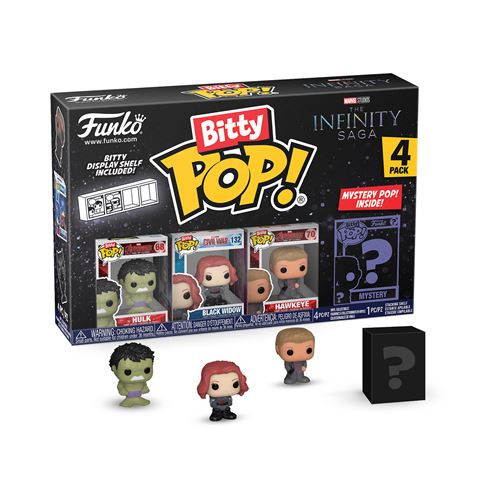 Pack 4 figurines Funko Bitty Pop Marvel Hulk État correct - Funko reconditionné disponible sur Fnac