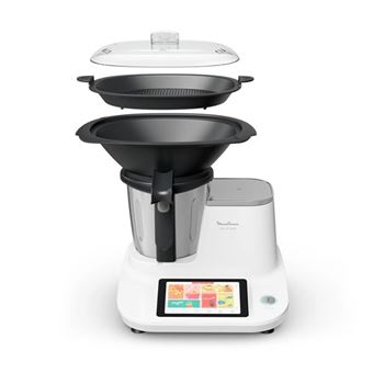 Moulinex robot cuiseur Click & Cook  balance, ecran tactile HF506110