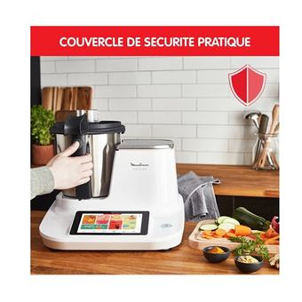 Moulinex robot cuiseur Click & Cook  balance, ecran tactile HF506110