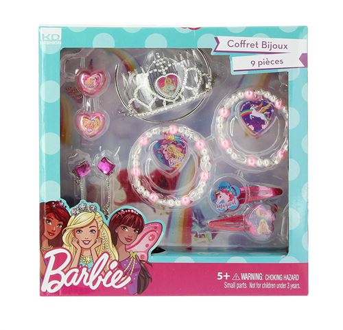 Coffret de bijoux Barbie Dreamtopia 9 pièces