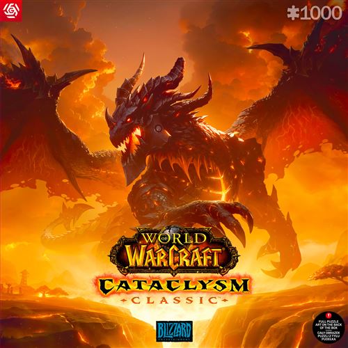 Puzzle 1000 pièces World of Warcraft Cataclysm Classic - vue 1