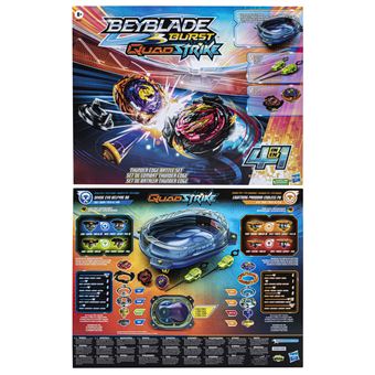 Figurine Beyblade Burst QuadStrike Set de combat Thunder Edge