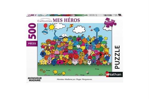 Puzzle 500 pièces Nathan Monsieur Madame